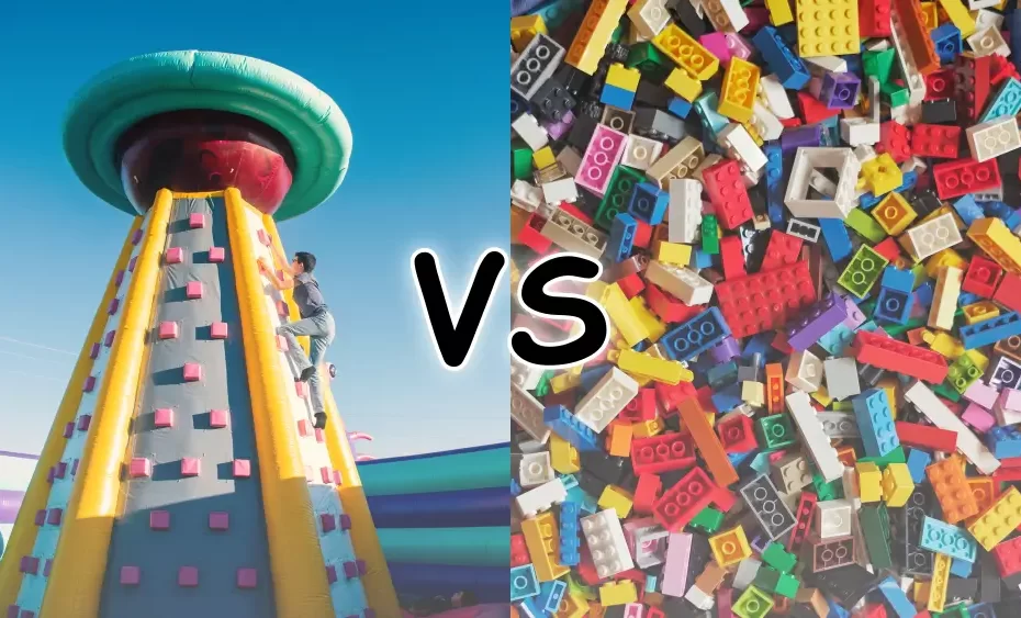 inflatable toys vs traditional toys